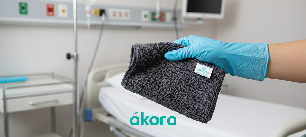 Benefícios dos panos de microfibra para ambientes hospitalares